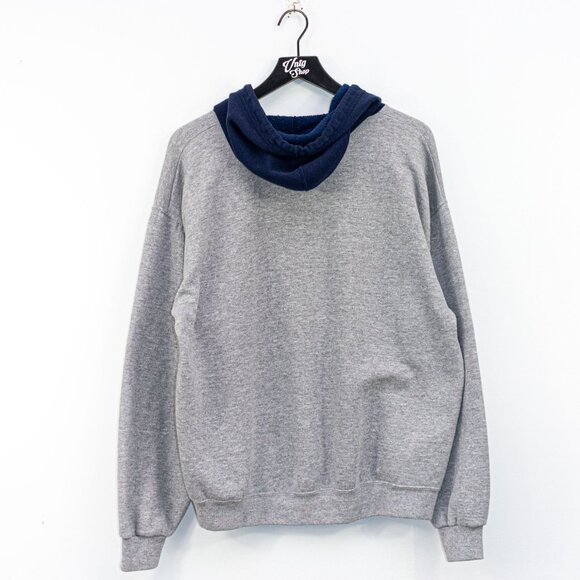 Mickey Inc Mickey Mouse Spell Out Color Block Hoodie Sweatshirt Large VTG 90s - Picture 2 of 11